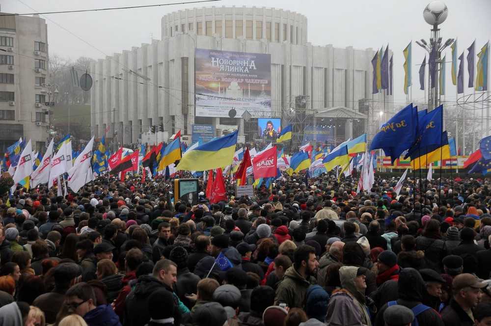 Около 100&nbsp;тыс. человек вышли на оппозиционный митинг