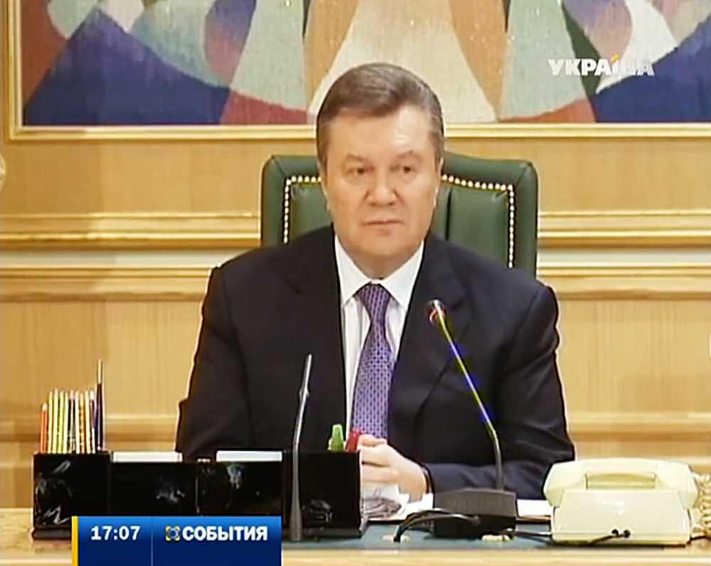 Президент Виктор Янукович о Евромайдане